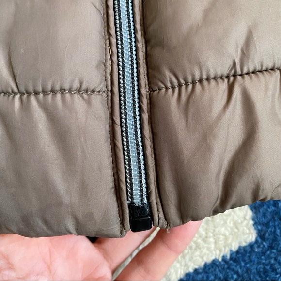 🍂 ZARA TAUPE HOODED PUFFER JACKET! - Picture 9 of 16